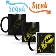 Baskı Dükkanı KB10098 Batman Bat Love Porselen Kupa Bardak