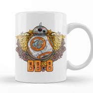 Baskı Dükkanı KB10112 Bb8 Porselen Kupa Bardak