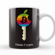 Baskı Dükkanı KB10146 Bitcoin Gold Porselen Kupa Bardak