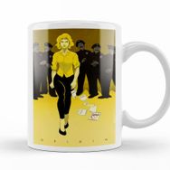 Baskı Dükkanı KB10149 Black Canary Scream Porselen Kupa Bardak