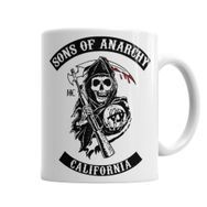 Baskı Dükkanı KB1016 Sons Of Anarchy Logo Porselen Kupa Bardak