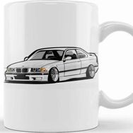 Baskı Dükkanı KB10166 Bmw Stanced Out E36 Porselen Kupa Bardak