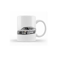 Baskı Dükkanı KB10168 Bmw Stanced Out E36 Gray Porselen Kupa Bardak
