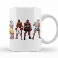 Baskı Dükkanı KB10183 Boxing Boxers Boks Porselen Kupa Bardak