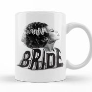 Baskı Dükkanı KB10190 Bride Of Frankenstein The Black White Bride Porselen Kupa Bardak