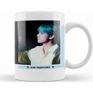 Baskı Dükkanı KB10236 Bts V Lights Oil Paint Porselen Kupa Bardak