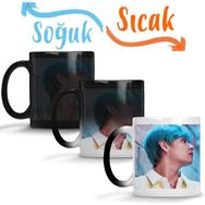 Baskı Dükkanı KB10237 Bts V Lights Porselen Kupa Bardak
