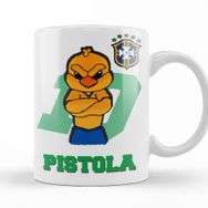 Baskı Dükkanı KB10253 Canarinho Pistola Porselen Kupa Bardak