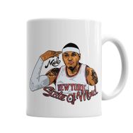 Baskı Dükkanı KB103 Carmelo New York Knicks Porselen Kupa Bardak