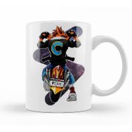 Baskı Dükkanı KB10357 Crash Bandicoot Badass Porselen Kupa Bardak