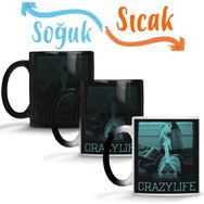 Baskı Dükkanı KB10358 Crazy Life Porselen Kupa Bardak