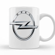 Baskı Dükkanı KB10488 Emblema Opel Logo Porselen Kupa Bardak