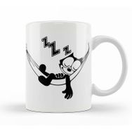 Baskı Dükkanı KB10554 Felix The Cat Hammock Porselen Kupa Bardak