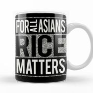Baskı Dükkanı KB10573 For All Asians Rice Matters Porselen Kupa Bardak