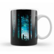 Baskı Dükkanı KB10575 Forest Long Ride Porselen Kupa Bardak