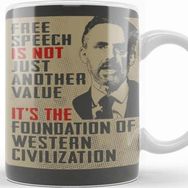 Baskı Dükkanı KB10601 Free Speech Famous Quote Jordan Peterson Porselen Kupa Bardak