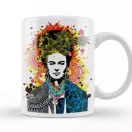 Baskı Dükkanı KB10605 Frida Mandala Porselen Kupa Bardak