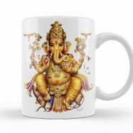 Baskı Dükkanı KB10626 Ganesha Porselen Kupa Bardak