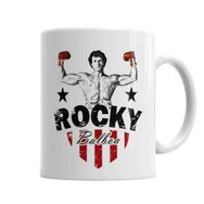 Baskı Dükkanı KB1065 Rocky Rambo Boks Porselen Kupa Bardak