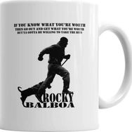 Baskı Dükkanı KB1068 Rocky Balboa Porselen Kupa Bardak