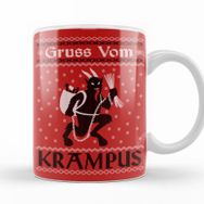 Baskı Dükkanı KB10685 Grus Vom Krampus Porselen Kupa Bardak