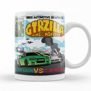 Baskı Dükkanı KB10686 Gtrzilla R34 Porselen Kupa Bardak