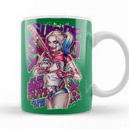 Baskı Dükkanı KB10714 Harley Quinn We Are Bad Guys Porselen Kupa Bardak