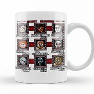 Baskı Dükkanı KB10833 Horror Mega Slashers Porselen Kupa Bardak