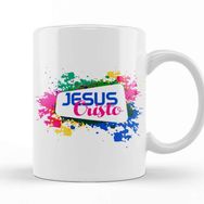Baskı Dükkanı KB10916 Jesus Cristo Porselen Kupa Bardak