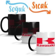 Baskı Dükkanı KB10994 Kawasaki Logo Porselen Kupa Bardak