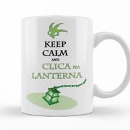 Baskı Dükkanı KB11005 Keep Calm Clica Na Lanerna Porselen Kupa Bardak