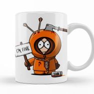 Baskı Dükkanı KB11018 Kenny Im Fine Porselen Kupa Bardak