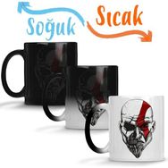 Baskı Dükkanı KB11052 Kratos Death And Rage Porselen Kupa Bardak