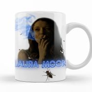 Baskı Dükkanı KB11086 Laura Moon Porselen Kupa Bardak