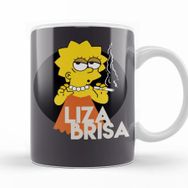 Baskı Dükkanı KB11115 Liza Briza Porselen Kupa Bardak