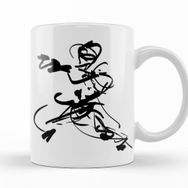 Baskı Dükkanı KB11191 Mantisstyle Kung Fu Porselen Kupa Bardak