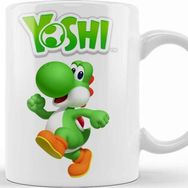 Baskı Dükkanı KB11204 Mario Ve Yoshi Porselen Kupa Bardak