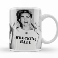 Baskı Dükkanı KB11250 Miley Cyrus Wrecking Ball Porselen Kupa Bardak
