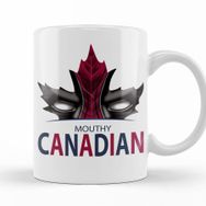 Baskı Dükkanı KB11289 Mouthy Canadian Porselen Kupa Bardak