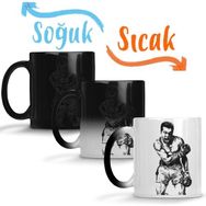 Baskı Dükkanı KB11301 Muhammed Ali Boks The Greatest Porselen Kupa Bardak