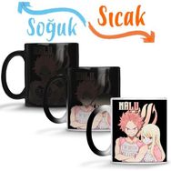 Baskı Dükkanı KB11339 Natsu Lucy Nalu Matching Shirts Porselen Kupa Bardak