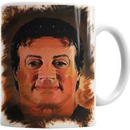 Baskı Dükkanı KB1139 Sylvester Stallone Rambo Porselen Kupa Bardak