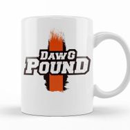 Baskı Dükkanı KB11405 Nfl Cleveland Browns Dawg Pound Porselen Kupa Bardak