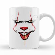 Baskı Dükkanı KB11500 Pennywise Clown Spittle Porselen Kupa Bardak