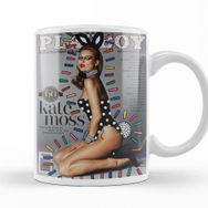 Baskı Dükkanı KB11532 Play Boy Kate Moss Porselen Kupa Bardak