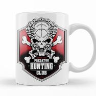 Baskı Dükkanı KB11543 Predator Hunting Club Porselen Kupa Bardak