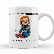 Baskı Dükkanı KB11588 Ready To Play Kids Chucky Porselen Kupa Bardak