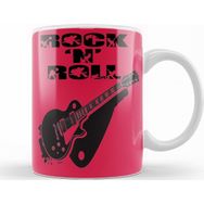 Baskı Dükkanı KB11629 Rock And Roll Porselen Kupa Bardak
