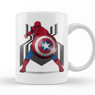 Baskı Dükkanı KB11768 Spider Man Captain Underoos Porselen Kupa Bardak