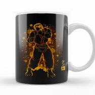Baskı Dükkanı KB11848 Street Fighter The Ansatsuke Porselen Kupa Bardak